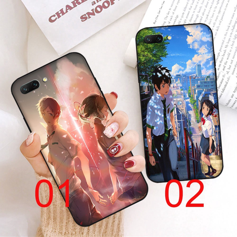 Ốp Lưng Mềm In Hình Phim Anime Your Name Cho Samsung Galaxy Note S20 / A21S / A41 / A51