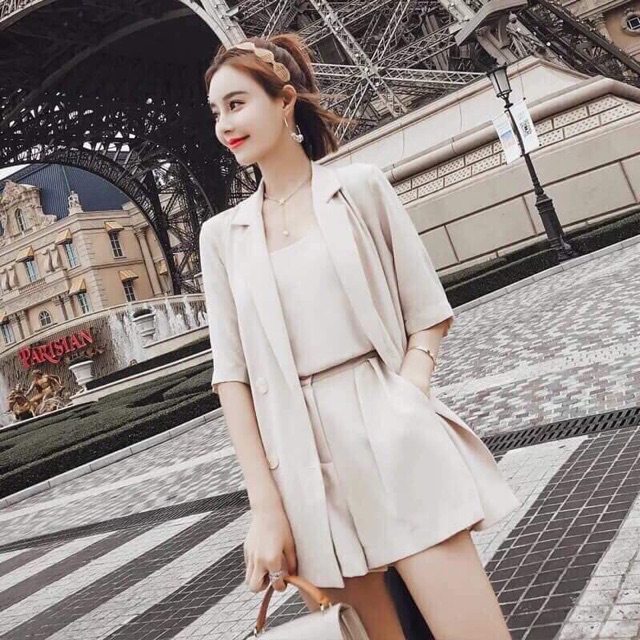 Sét véc 3 món kèm áo dây và short lưng  chun  kèm ảnh thật cuối bài | BigBuy360 - bigbuy360.vn
