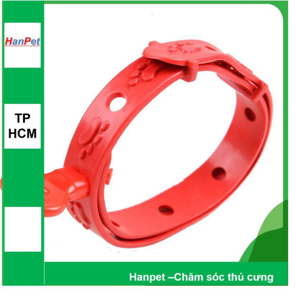 HN - Vòng chống rận Hanpet 19k chống ve bọ chét hiệu quả 4 tháng cho chó mèo thú cưng vòng đeo cổ chống ve rận