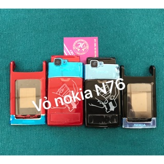 Vỏ nokia n76 nắp gập linh kiện - mới 100%