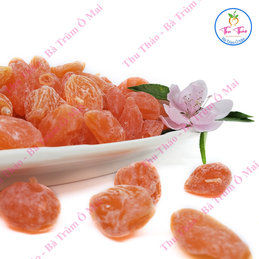 Ô Mai Đào Hồng Chuẩn Vị Ngọt, Chua Dịu, Bổ Sung Vitamin C, Làm Đẹp Làn Da