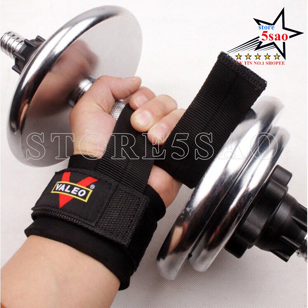 Dây quấn cổ tay kéo lưng xô ⚡FREESHIP⚡ Dây tập gym nâng tạ Lifting Straps Pro