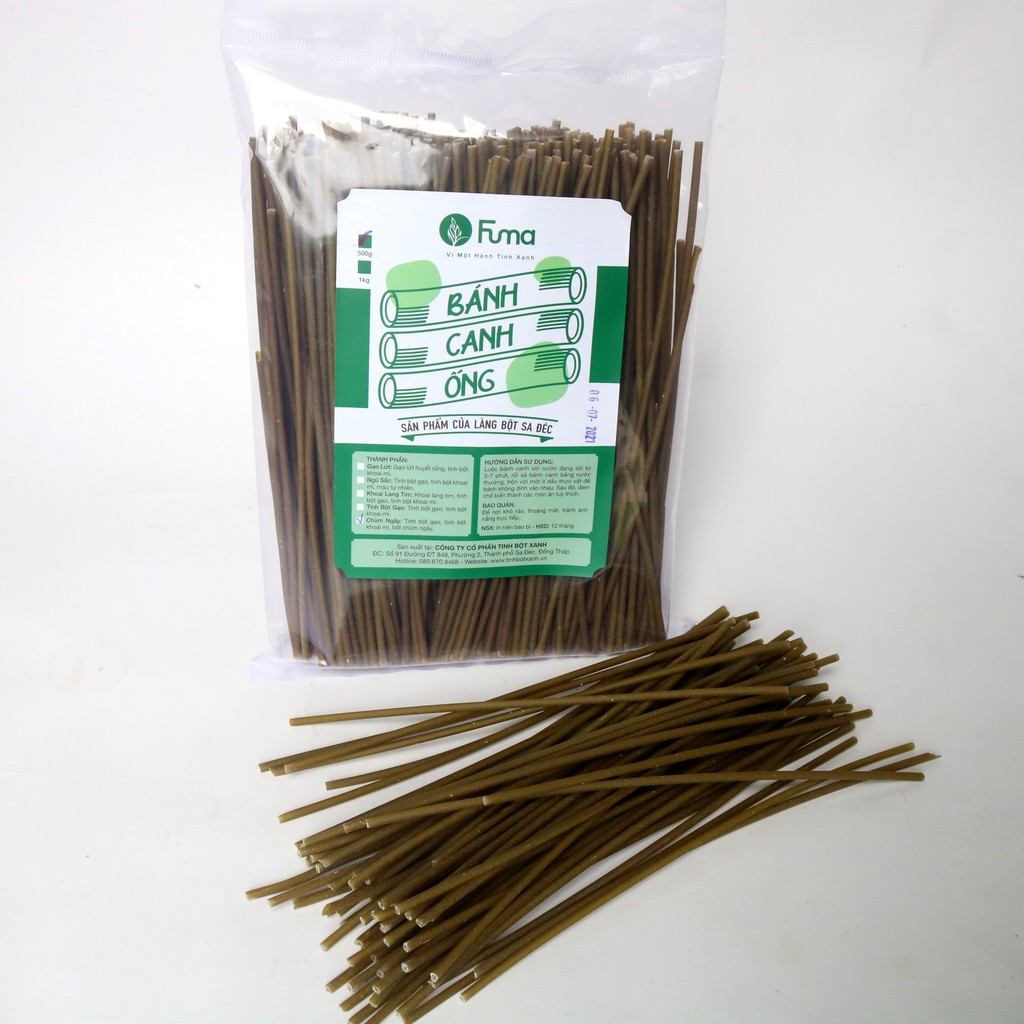 Bánh canh ống chùm ngây Sa Đéc 500g- sản phẩm từ làng bột Sa Đéc