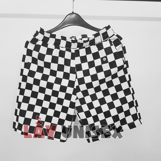 Quần short caro unisex vans checkerboard