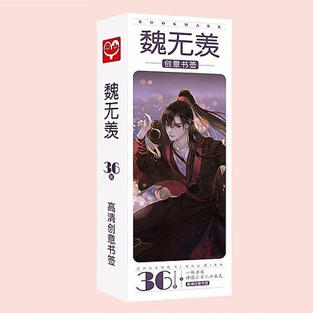 Hộp ảnh bookmark MA ĐẠO TỔ SƯ TRẦN TÌNH LỆNH LAM VONG CƠ NGỤY VÔ TIỆN anime chibi