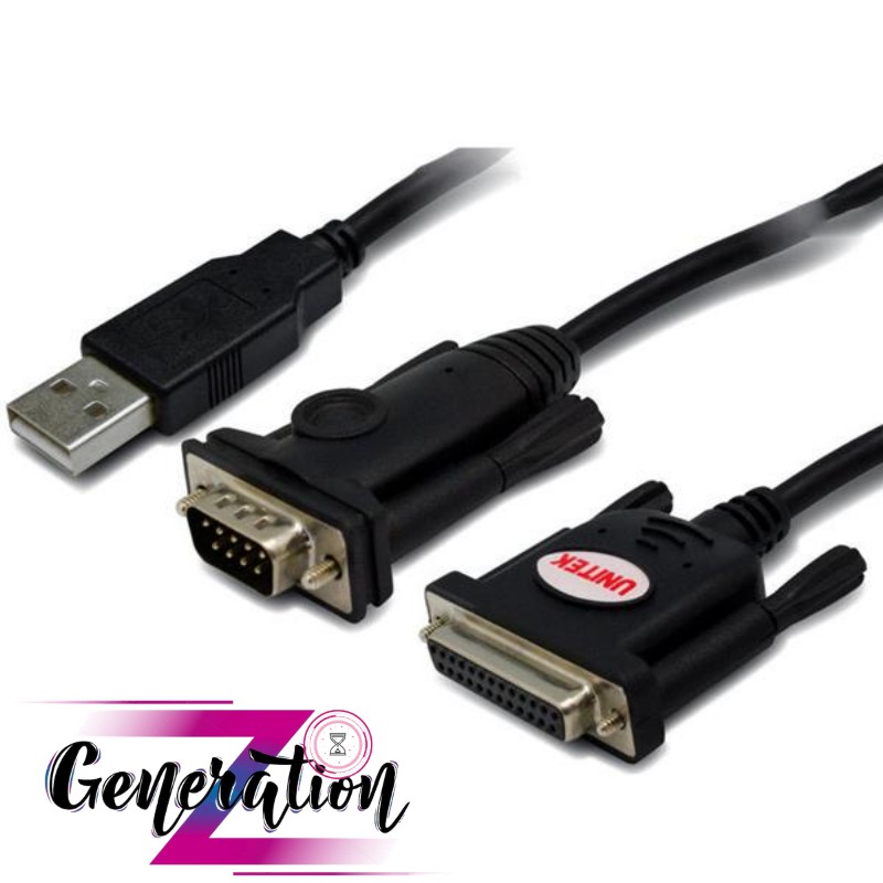 Cáp chuyển USB 2.0 ra cổng Com RS 232 Unitek (Y-107)