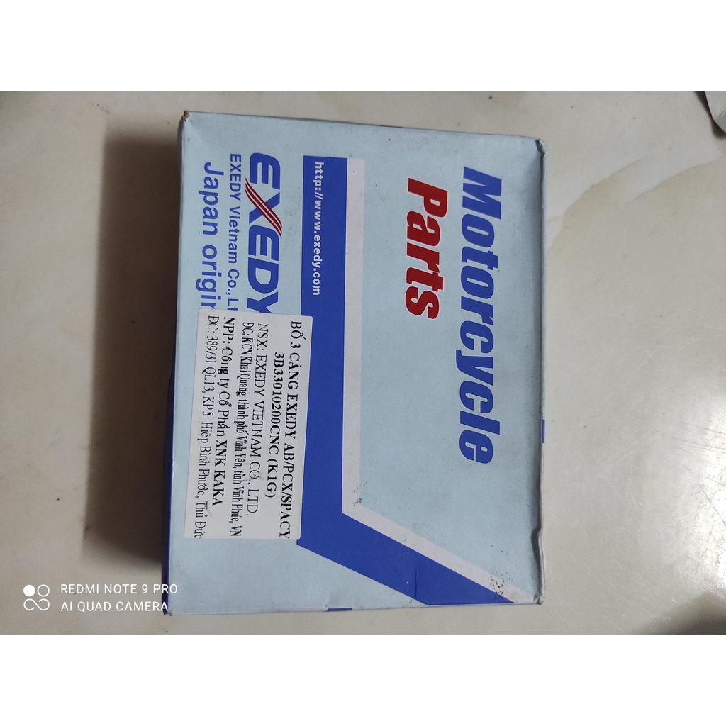 Bố 3 càng Exedy cho xe Ab AirBlade Vairo SH PCX Lead búa côn chính hãng
