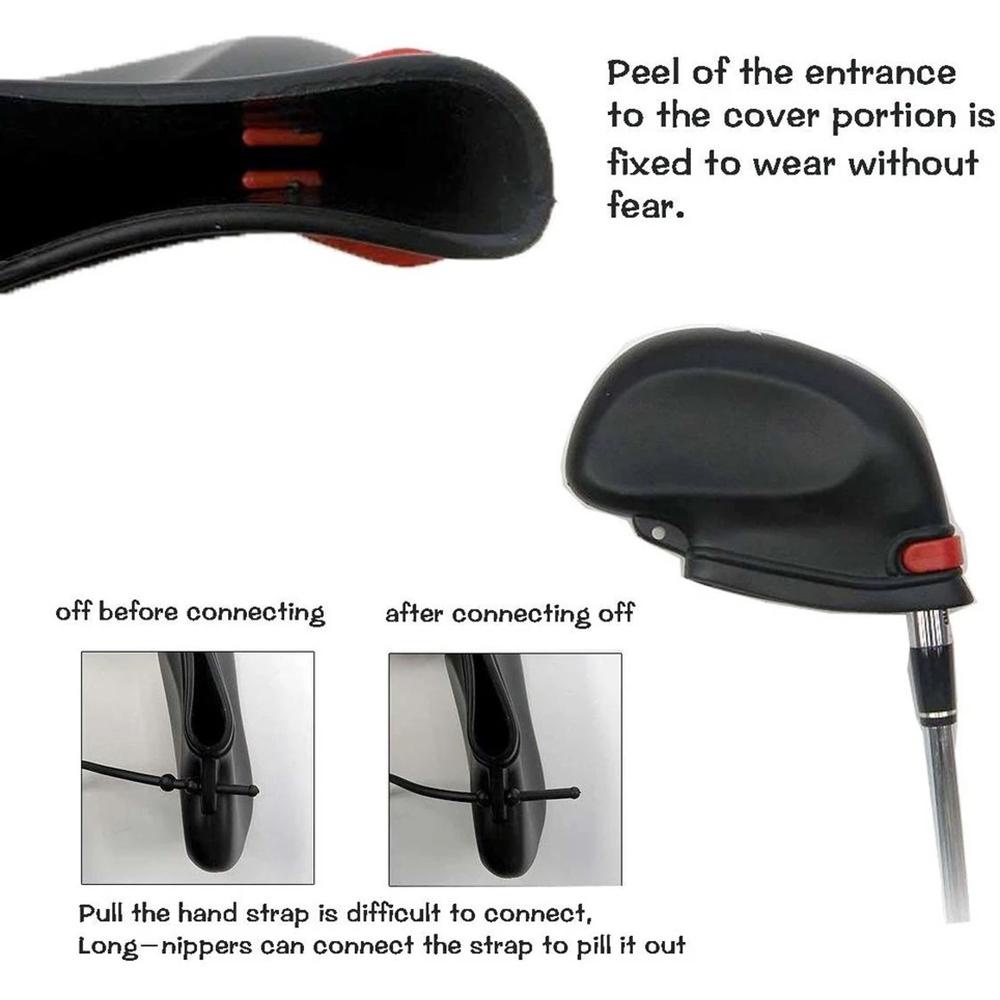 Bộ 9 Vỏ Bọc Bảo Vệ Đầu Gậy Đánh Golf Bằng PVC Chuyên Dụng