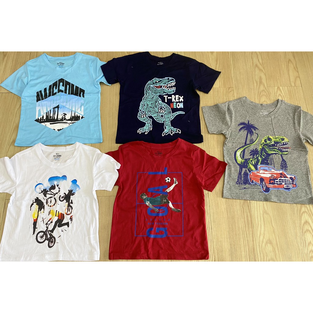 ÁO THUN TAY NGẮN BÉ TRAI SIZE ĐẠI NHIỀU MẪU CHO BÉ TỪ 17-45KG