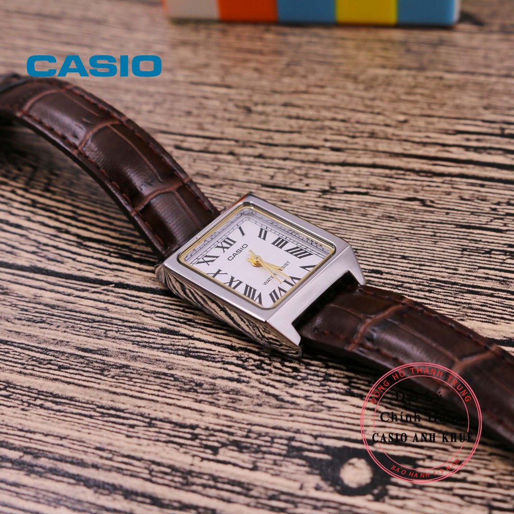 Đồng hồ nữ Casio LTP-V007L-7B2UDF dây da