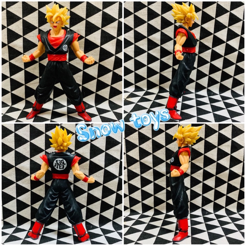 Mô hình Dragon Ball Z - Mô hình Songoku Son Goku Super Saiyan SSJ - Goku tóc vàng vận nội công - Cao 18cm