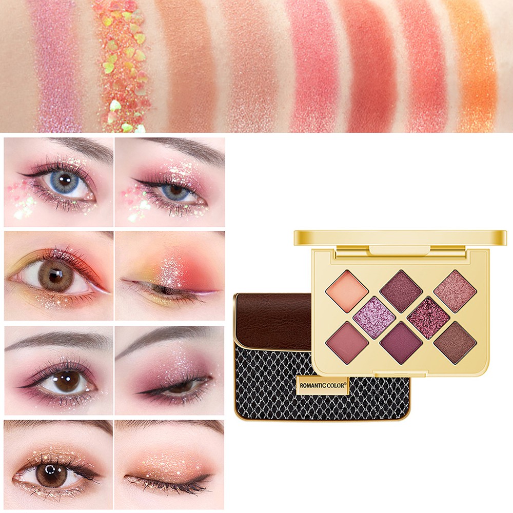 (Hàng Mới Về) Bảng Phấn Mắt Novo 8 Màu Lì Và Ánh Ngọc Trai Kết Hợp Trang Điểm Kháng Nước Lâu Trôi Và Chống Nhòe | BigBuy360 - bigbuy360.vn