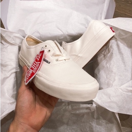 Giày Thể Thao Sneaker Nam Nữ Vans_Full Trắng Basic, Thời Trang GenzZ Full Bill+Box