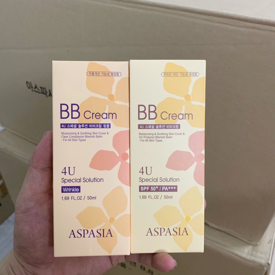 Kem nền Aspasia BB Cream 4U Special Solution SPF50 Pa+++ chính hãng Hàn Quốc