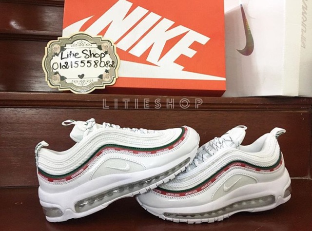 [ ẢNH THẬT ]Giày N.A.M AIR MAX 97 UNDEFEATED "WHITE"