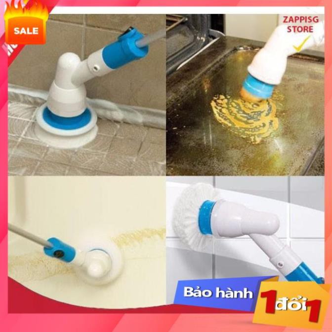 Cây lau nhà thông minh bằng điện, Chổi điện đa năng chà vết bẩn thông minh 360 độ  - Bảo hành 1 đổi 1 .