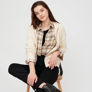 Sơ mi nữ kẻ chất dạ mỏng mềm flannel UNIQLO NHẬT