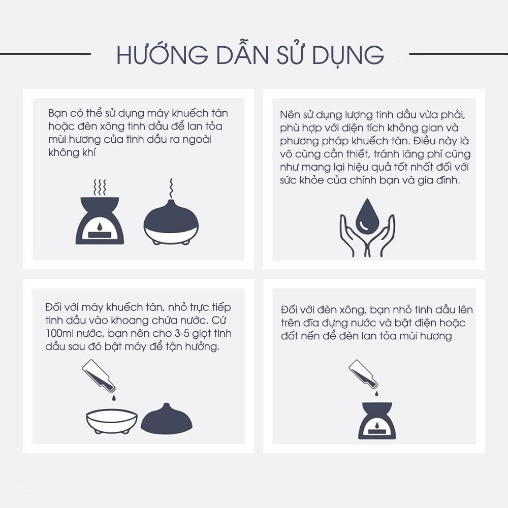 Tinh dầu Kobi Tranquility essential oil blend mang lại cảm giác yên bình, thanh thản -30ml