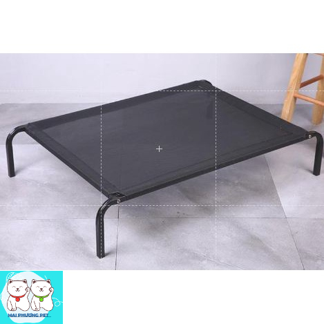 Giường chó mèo khung sắt chịu lực có thể gấp gọn loại có lưới thông thoáng cho chó mèo và các loại thú cưng