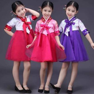 HANBOK MẶC TẾT  CHO BÉ GÁI  10-30 KÝ