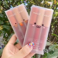 Set 3 Cây Son Kem Lì Herorange Fluffy Lip Glaze-2 SET khác nhau- 6 Màu khác nhau