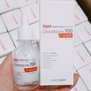 Huyết thanh trắng da 7day Whitening Program Glutathione 700 V-Ample