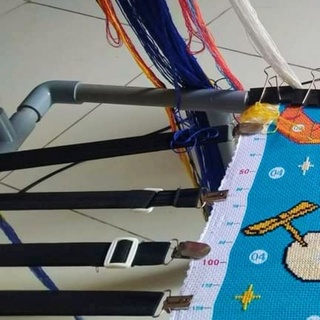 Dây kẹp căng tranh dùng thêu khung tranh chữ thập. Dây kẹp căng khung tranh