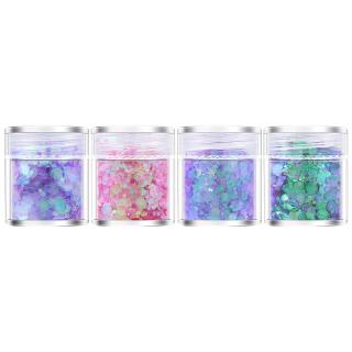 Set 4 Lọ Sơn Móng Tay Kim Tuyến Lấp Lánh