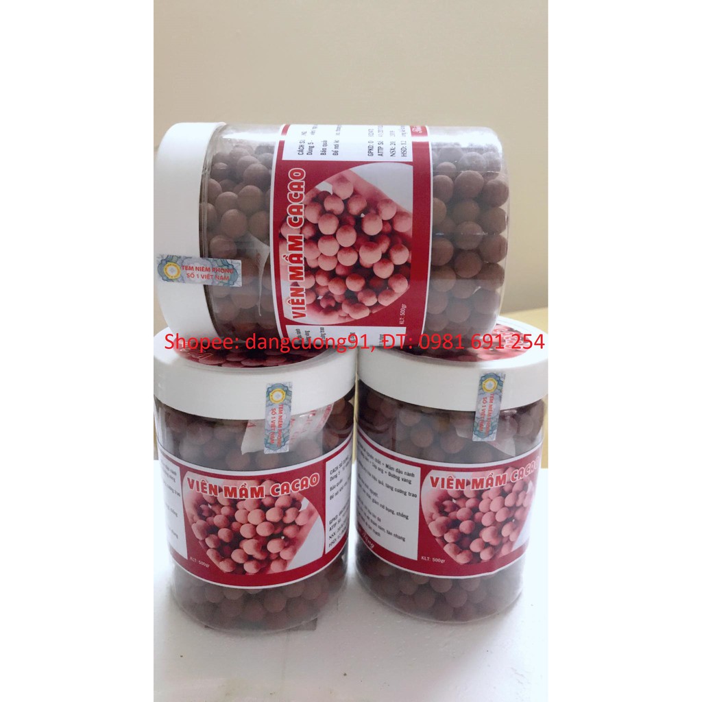 Viên mầm ca cao ( hũ 500g )