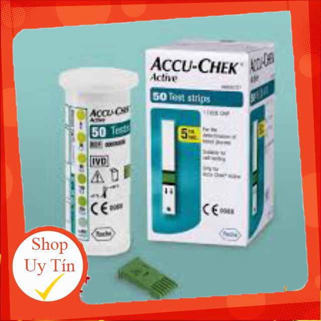 QUE THỬ TIỂU ĐƯỜNG ACCU-CHEK ACTIVE HOPPJ 50 TEST