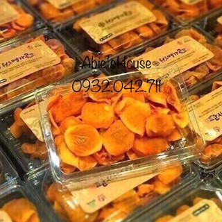Hồng sấy dẻo Hàn Quốc cắt lát