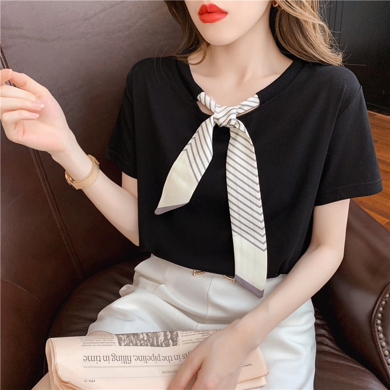 Áo Kiểu Phối Dây Rút Thời Trang Mùa Hè Cho Nữ