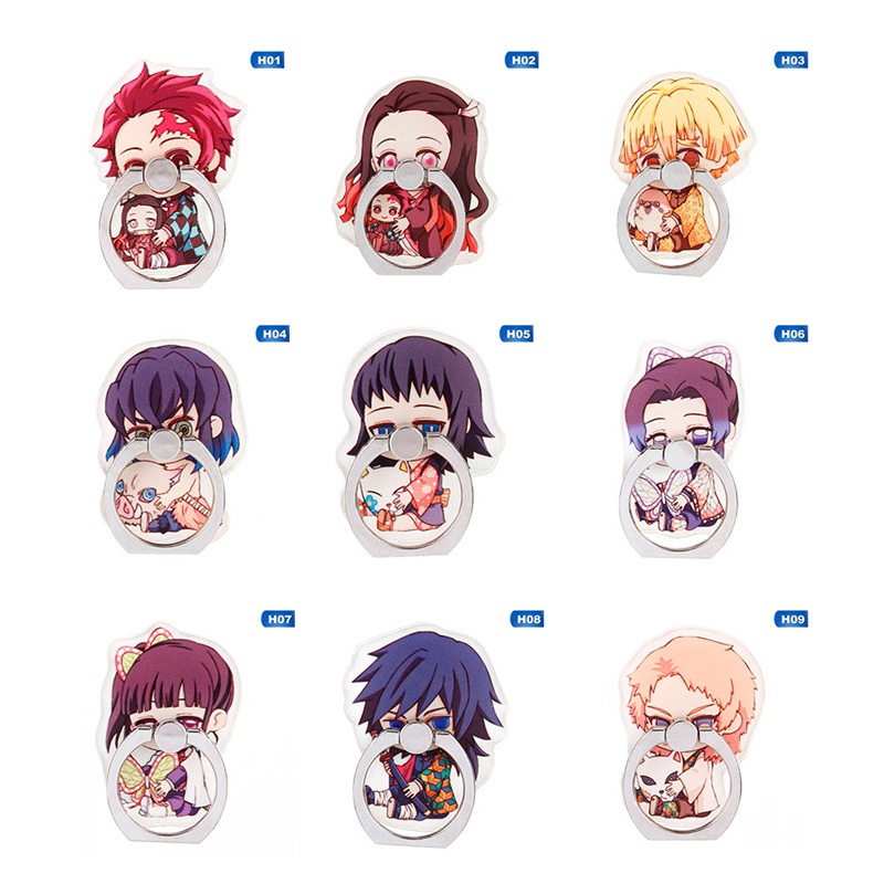Vòng nhẫn đỡ điện thoại bằng acrylic hình anime Demon Slayer | BigBuy360 - bigbuy360.vn