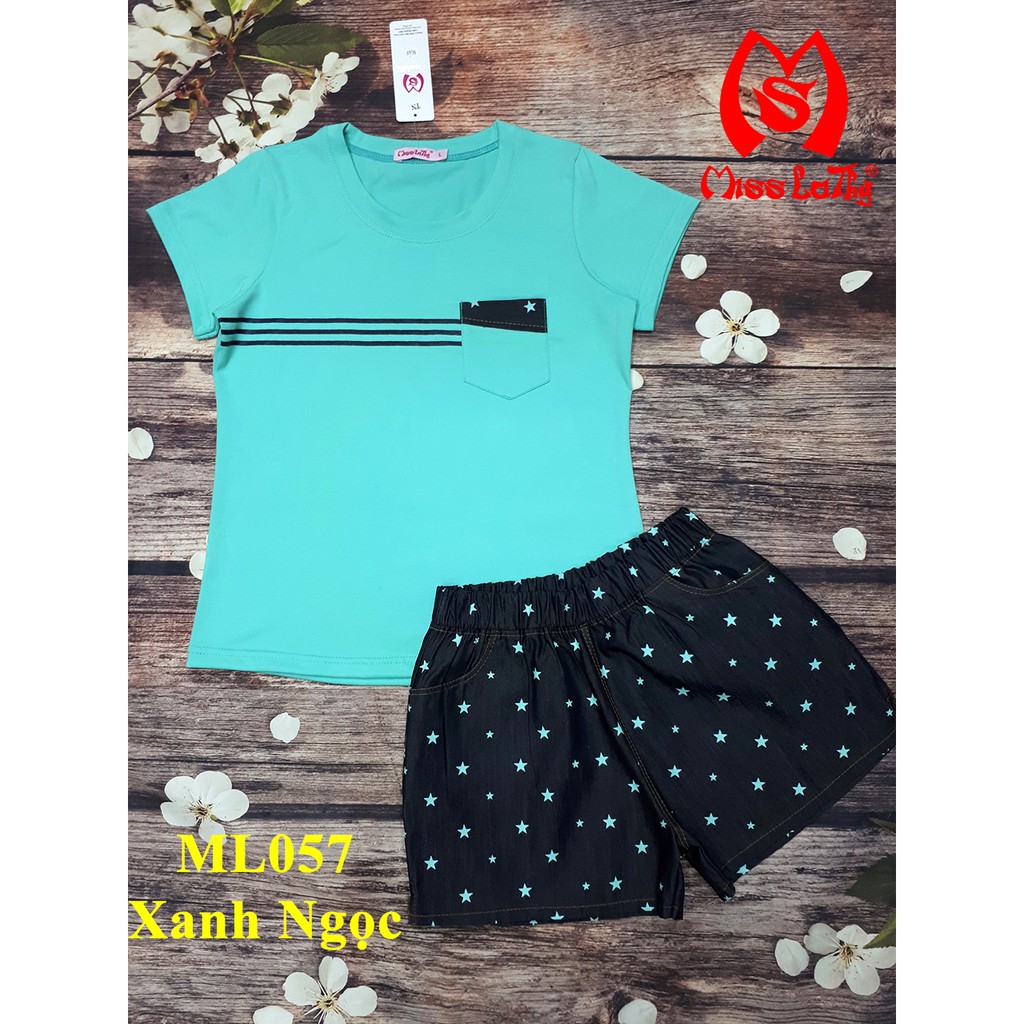 [Freeship từ 150k] ML057+ - Bộ mặc nhà nữ Jean Ngôi Sao MISS LATHY | BigBuy360 - bigbuy360.vn