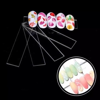 Thanh mica dán mẫu móng ( set 10 miếng )