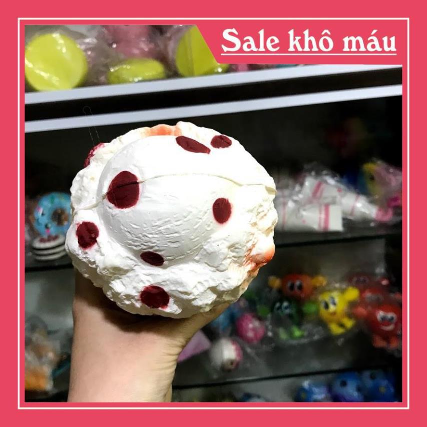 Squishy Kem ốc quế khổng lồ , kèm ảnh thật và tặng bao bì