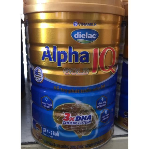 {Mẫu mới}Sữa Dielac alpha gold 3 900g cho trẻ 1-2 tuổi