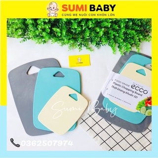 Set 3 thớt nhựa kháng khuẩn