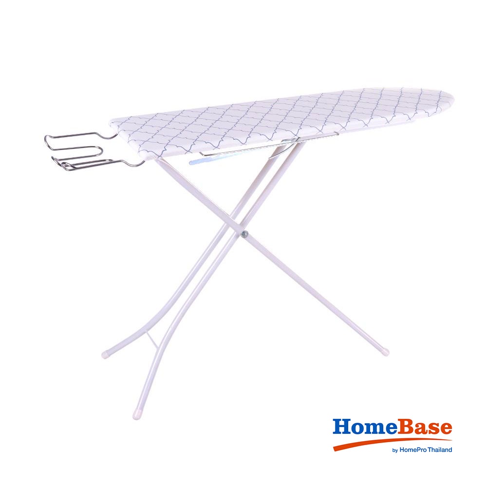 HomeBase PLIM Bàn để ủi quần áo 11 độ cao mặt bàn gỗ Thái Lan W127xH83.5xD41 cm