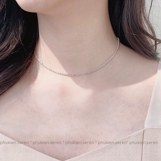Vòng cổ choker bạc 925 cao cấp phukien.seren