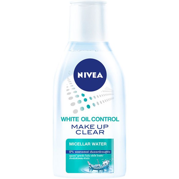 Nước tẩy trang Nivea White Oil Control Make Up Clear Micellar Water 125ml(cho da nhờn mụn )