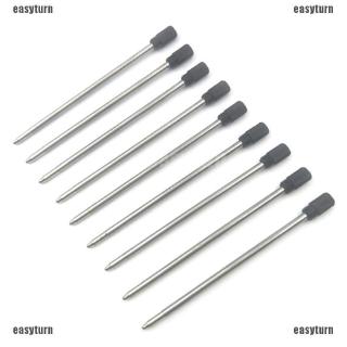 10 ruột bút bi thay thế màu đen / xanh 70mm