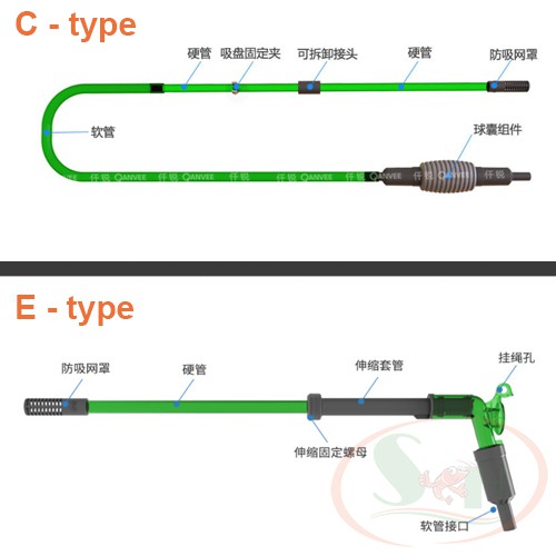 Hút Cặn Thay Nước Qanvee Tiện Dụng