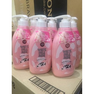 Sữa tắm White Milk Shine Cathy Doll, kem tắm trắng da toàn thân sữa bò, da trắng mềm mịn
