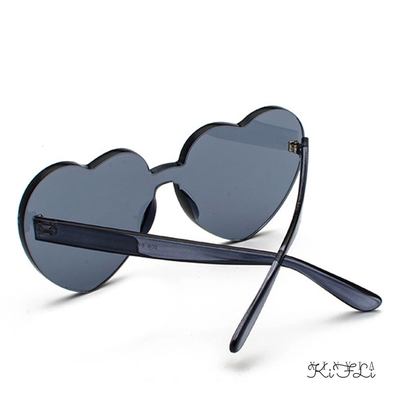Kính Mát Hình Trái Tim Phong Cách Retro Thời Trang Độc Đáo