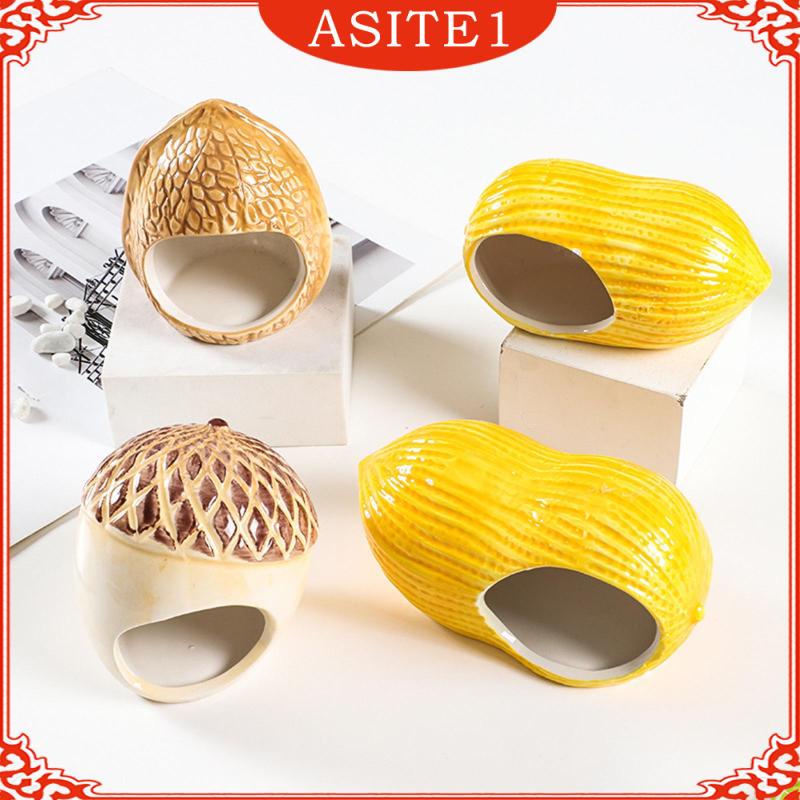 Tổ ẩn náu/ Bể cát bằng gốm sứ làm mát vào mùa hè cho chuột Hamster/thú cưng nhỏ