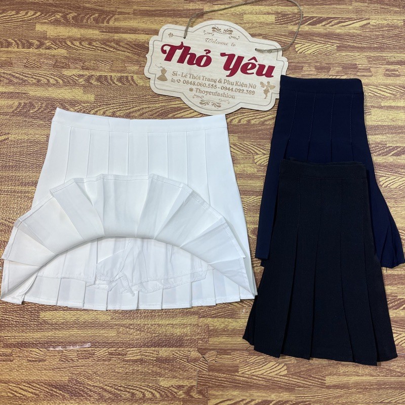 [Mã FASHIONGREEN94 giảm tới 30K đơn 99K] Chân váy xếp ly Tennis Skirt Chữ A Dáng Ngắn Phong Cách Hàn Quốc | WebRaoVat - webraovat.net.vn