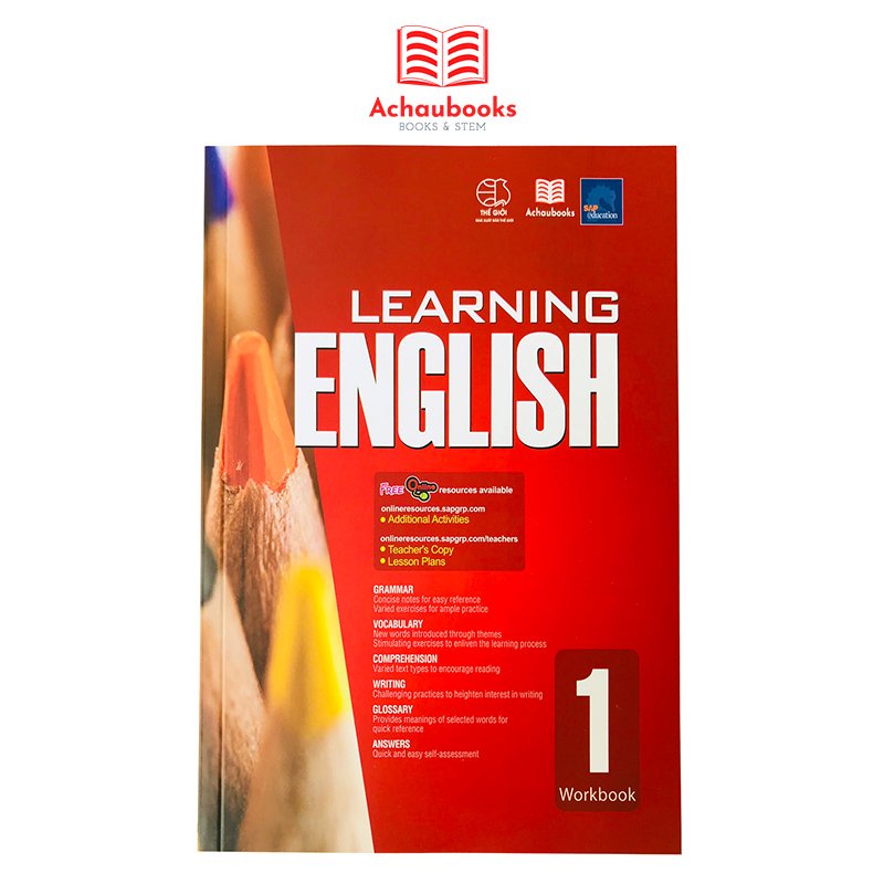 Sách Learning English Á Châu Books làm chủ tiếng anh bậc tiểu học