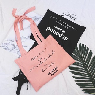 Túi tote quai buộc nơ