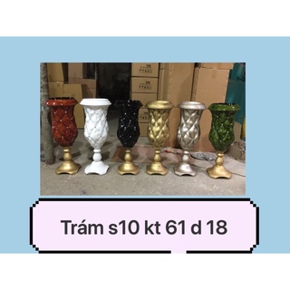 [Ảnh thật+video]Bình hoa composite, Lọ hoa dáng (trám s10)(cắm hoa lụa, hoa giả, hoa sáp,...)